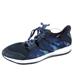 Adidas Gymbreaker Bounce Women Athletic‎ Training Shoes Size 7.5 Gym Black Blue